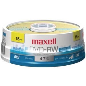 Maxwell DVD-RW 15-Pack - White